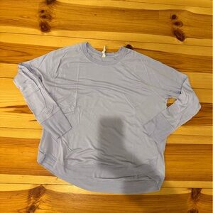 Athleta lavender super soft light weight crewneck sweatshirt size xl used